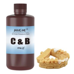 JAMGHE Advanced Dental Crown Resin for Temporary Restorations – High Precision, A1/A2/A3 Color, 250g and 500g