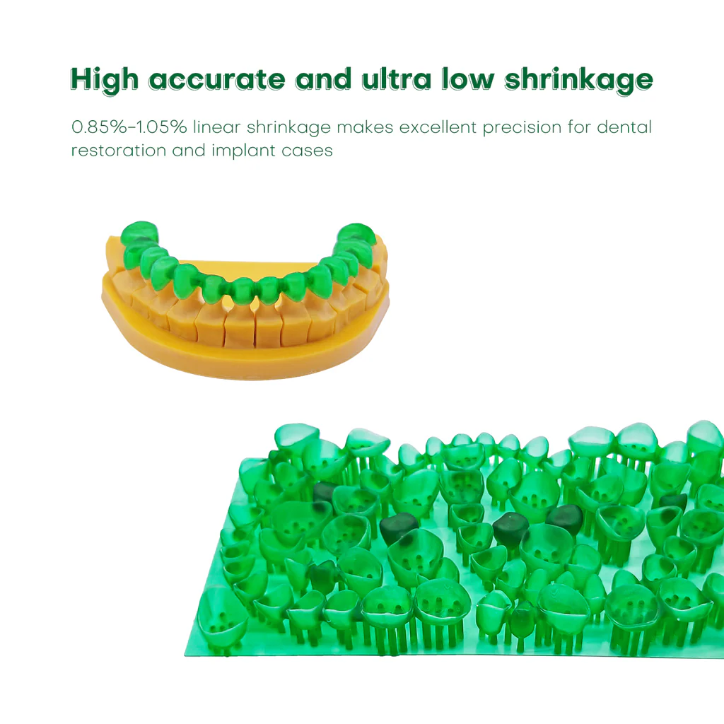 JAMGHE D-CAST Dental Castable Resin for 3D Printers | 405nm UV Curable Liquid Photopolymer Resin for Dental Lab & Crown Bridge Casting - Image 3